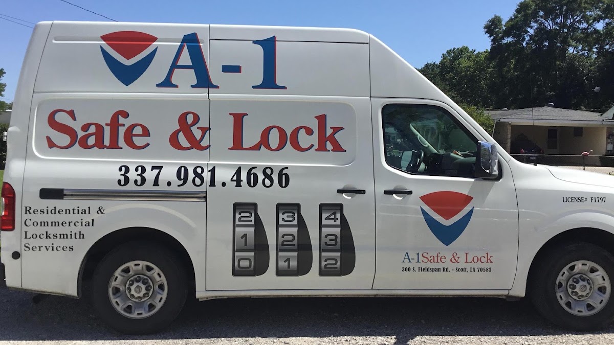 A-1 Safe & Lock service van