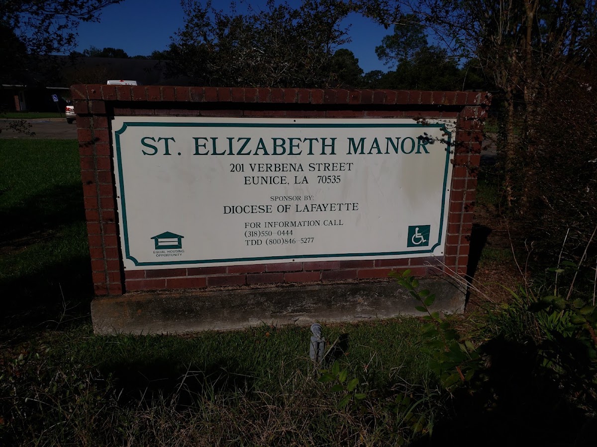 St. Elizabeth Manor sign